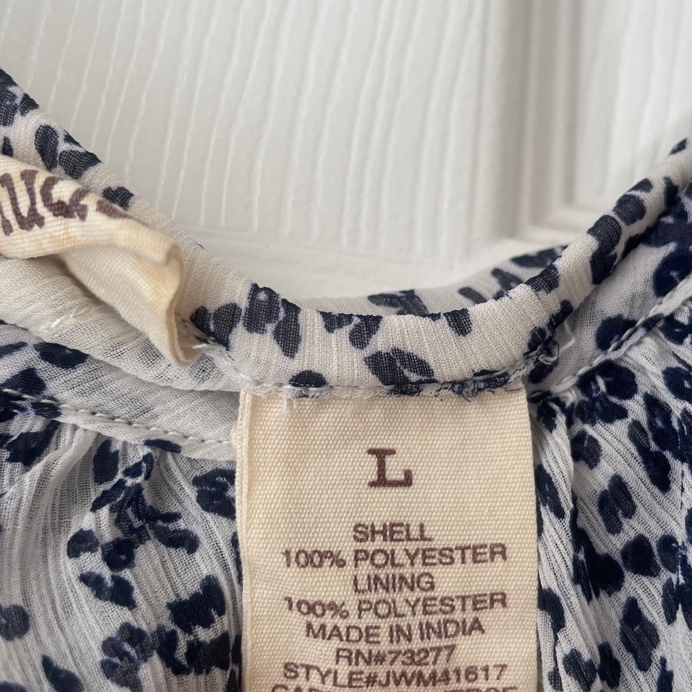 Mudd Spaghetti Strap Ruffle Blouse‎ - Picture 2 of 5